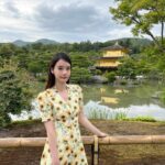 Chanidapa Pongsilpipat Instagram - วัดทองเกียวโต มรดกโลก ⚱️🌻 #kinkakujitemple #goldenpavilion #kyoto #japan #ChaniInAsia