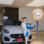 Chanidapa Pongsilpipat Instagram - Be proud of yourself for how far you’ve come and never stop pushing to be the best you can be. 🔱 #maserati #maseratigrecale #primaserie #newcar