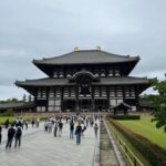 Chanidapa Pongsilpipat Instagram - ในวันที่ฝนปรอยๆ แต่คนก็ยังเยอะทุกที่ 🌦️🎎 #todaijitemple #greatbuddhahall #nara #japan #ChaniInAsia #FlatFF0634 #gucci