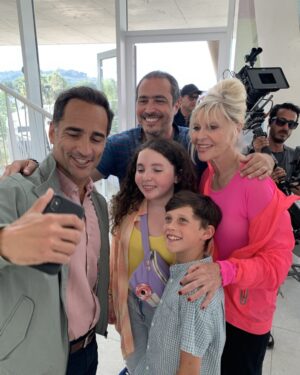 Chantal Ladesou Instagram - Voilà c’est parti pour le #fildariane #tf1 #elephant @florentpeyre @jasonroffe @leni @lina @coeurdelinette joie #rire #sete