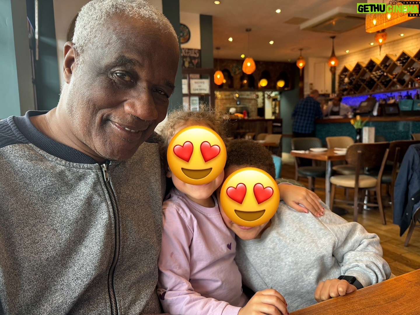 Charlene White - 4.7K Likes - Birthday lunch for my dad at the local Turkish we’ve been going to for birthdays for over 20 years ❤️. Turkuaz Catford is always on point.
(He’s smiling now, but having only landed back last week after months back home in Jamaica this English cold snap is hitting him hard. So he’s been cussing 😂😩).
Anyway, happy birthday big man. We are who we are because of you ❤️❤️
