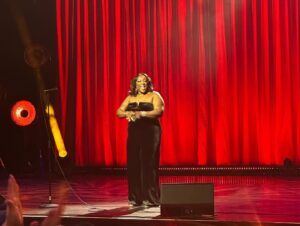 Charlene White Instagram - Let’s talk about female friendship for a hot sec.

Arrived at @thelondonpalladium and saw @1judilove’s face on all the posters and cried… walked in and saw the sell-out crowd and shed a tear, saw my friend take to the stage as *THE FIRST* Black British Female comedian to headline the London Palladium, and my heart just burst with pride.

The gang @angellicabell @brendaedwardsglobal @shaks_orig @tanisha.arts_ was there to cheer her on, scream her name, and get belly ache from all the jokes.

That old adage that women don’t support women? It’s trash. 

Get yourself a good girl-gang and you can take over the world.

My friend smashed it, and I’ll be floating on that cloud of awe and pride for quite some time. Love ya Judes xx
