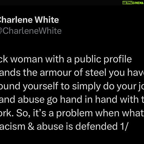 Charlene White - 10.3K Likes - … because I’ve been seething all day. So…