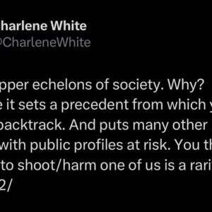 Charlene White Instagram - … because I’ve been seething all day. So…