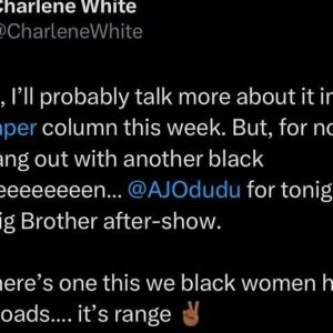 Charlene White Instagram - … because I’ve been seething all day. So…