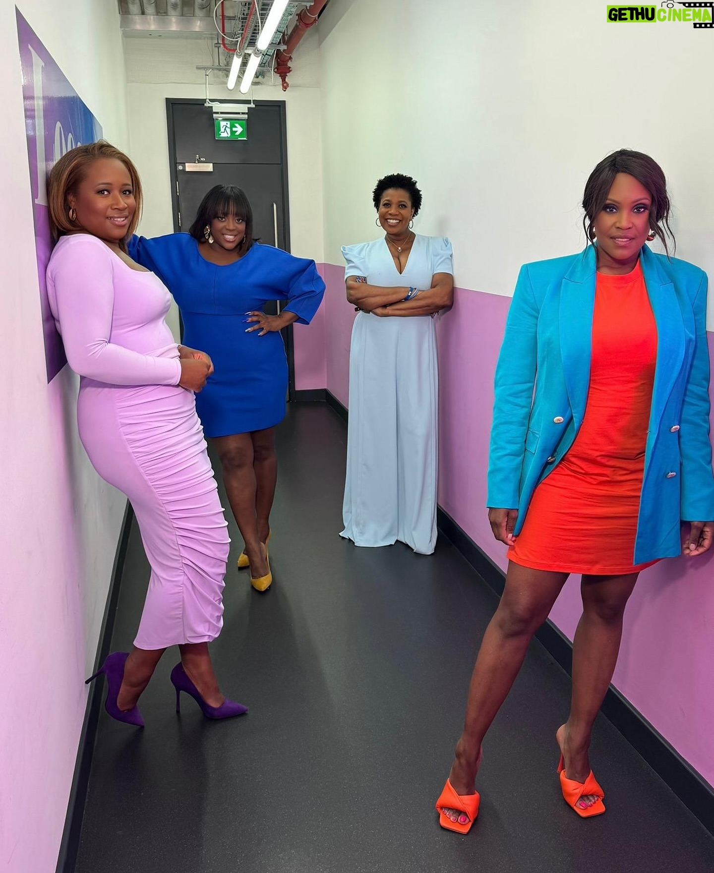 Charlene White - 5.5K Likes - From the moment we walked into the @loosewomen office yesterday to the moment we finished the show, it was nothing but joy and love and laughter … and cussing 😂.
Love my Loose crew ❤️❤️.
Top & skirt: @elrstyle
Shoes: @dune_london
MUA: @paulinebriscoe
Blow dry: @iamcaseystyles
Styling: @mothershoppers