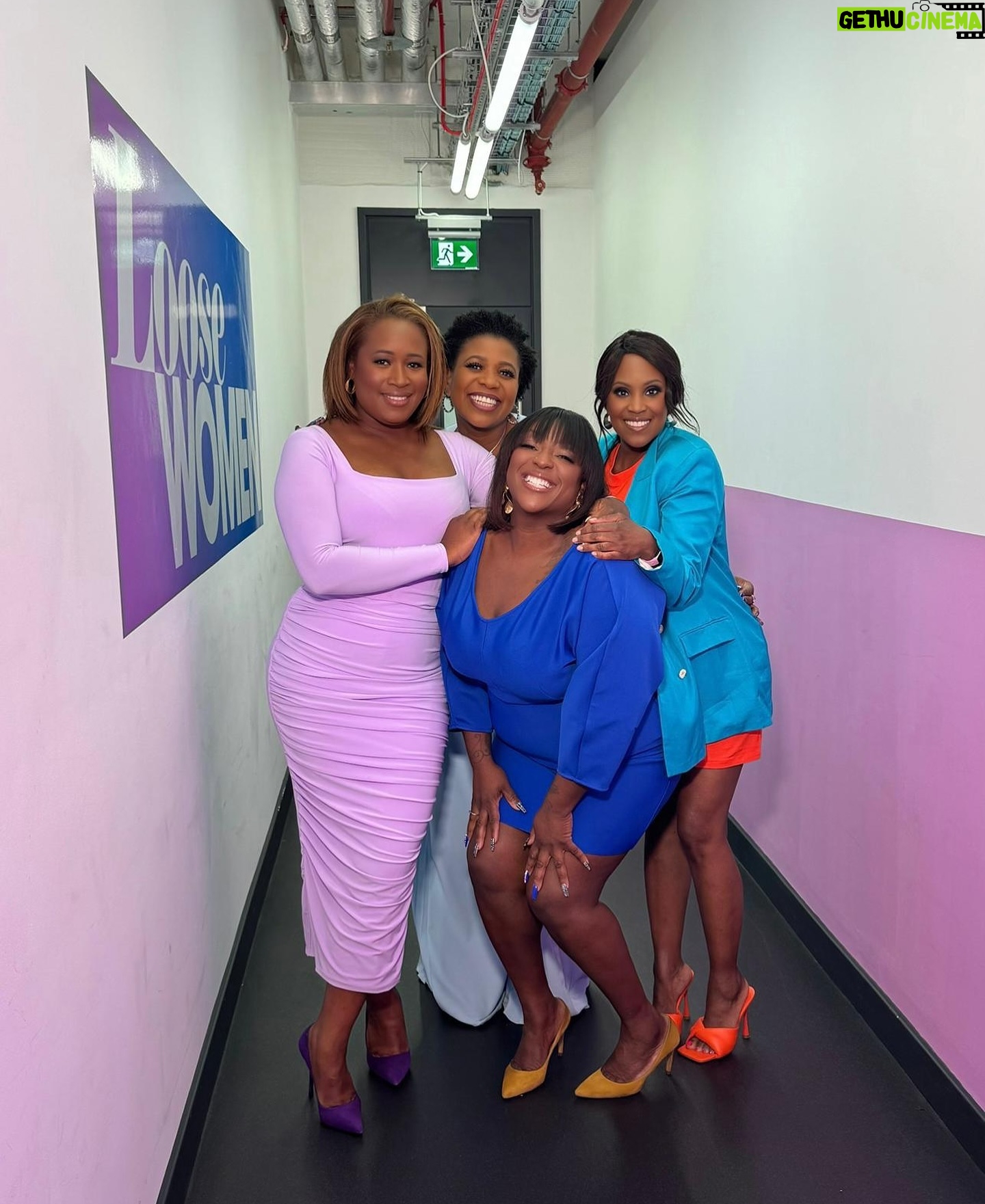 Charlene White - 5.5K Likes - From the moment we walked into the @loosewomen office yesterday to the moment we finished the show, it was nothing but joy and love and laughter … and cussing 😂.
Love my Loose crew ❤️❤️.
Top & skirt: @elrstyle
Shoes: @dune_london
MUA: @paulinebriscoe
Blow dry: @iamcaseystyles
Styling: @mothershoppers
