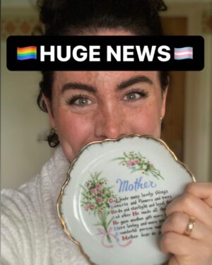 Charlie Craggs Instagram - A belated happy (first) Mother’s Day to me I’m so happy I cried #mother