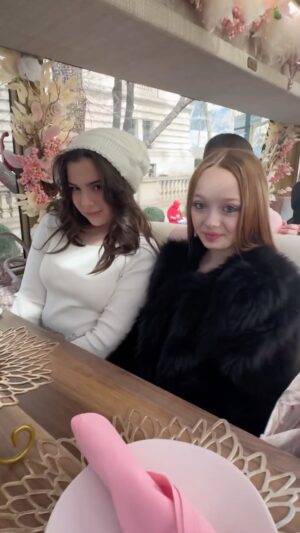Charlie Townsend Instagram - We had the very best time, because it was so cold outside in the @teaaroundtownnyc -Inside the bus was toasty warm, and it was the best way, especially in February to see the sites in New York it was the citing on tea cakes to our @nyfw trip!! The tea and food were awesome and they had the funnest host who also sang!! Amazing experience!! #tea #afternoontea #bustour #nyc #besties #nyfw2024 #teaaroundtownnyc #teaaroundtown #teaaroundtownbustour
