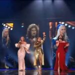 Charlotte Perrelli Instagram - The Grand Final in Eurovision Song Contest with the Beautiful old friend @carola and a New acquaintance in wonderful @conchitawurst Thank you @abba Here with our Tribute “Waterloo”.