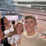 Charlotte Perrelli Instagram - Thanks Madrid and @taylorswift for an Amazing night! 70.000 in the audience ☀️We had sooo much fun! Traveling with my big boys that are adults now is really an adventure 🤣🤩♥️ And with beautiful lovely @saktijenks we had a wonderful time!! Been eating good, riding the scooter 🛵 exploring the city .. and now we’re all Swifties as the rest of the world!!! 🙏🏻🎶 @angelo.perrelli @alessioperrelli @d_degeaofficial Thank you🙏🏻