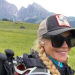 Charlotte Ross Instagram - My happy place… 🏔 #italy #dolomites #adventuretravel #hiking #climb #hike #followyourdreams #italianalps #solotravel