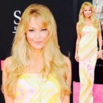 Charlotte Ross Instagram – ⭐️Fun night tonight!⭐️ #fundraiser #makeadifference #giveback 👗 by @roberto_cavalli