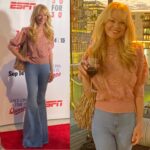 Charlotte Ross Instagram – Thank you, Jimmy Kimmel for inviting me to the premiere of your ESPN film, Once Upon a Time in Queens ⚾️ Fun night and AMAZING story!! @mets