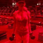 Charlotte Ross Instagram – The red room at Barry’s Bootcamp- my second home 🏃♀️🚨🏋️♂️ 🙏🏼❤️ #barrysbootcamp