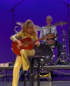 Charo Instagram - Hola Amigos l want to Share withYou that my Tour in Florida Is. Very Successful and the audience is very Friendly and Hot I wish that you could see my new show . This is a moment of a beautiful concert during Rehearsal . I hope You Like It . I Love You All . Besos .  #charo #cuchicuchi #music #guitarist #guitar #music #singing #singing #musician #concert #fl #Florida #hot #costume #fyp #fun #love #dance #salsa #sound #foryou #foryoupage