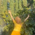 Charo Instagram - :Hola Amigos . I Want To Share With You This Momento With My Friend The Spanish HIGUERA  . This Season She Give Higos To Everyone and She Deserve a Party . Viva La Naturaleza  OLE !  I Love You All . Besos . #charo #figs #cuchicuchi #september #tree #mothernature #hot #fun #explorepage #fyp #forypupage #foryou #party #yellow #cute #nature #love #squirrels #eating #foodie #vegan #vegatarian #fruits #delicious #camp