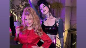 Charo Instagram - Hola Amigos I want to Share with You this Picture with my Friend @thekatvond posing for Paparazzi’s on the way to See @parishilton Special Event . Great Show and Fun Fun Fun . I hope you Like It . I Love You All. Besos . 
#charo #cuchcuchi #katvond #parishilton #fun #concert #event #reddress #fyp #foryou #weekend #paris #party #love #sweet #music #dance #dj #loveyou