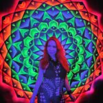 Chastity Ashley Instagram – It is through geometry that one purifies the eye of the soul.
.
Sacred knowledge of the cosmos seems to be hidden within our souls and is shown within our artwork and creative expressions.
.
#sacredgeometry #eternal #truthseeker #primal #soulwarrior #hybrid #dj #drummergirl #neonpony
Art By: @blove.fun @micahelectric
Photo: @ztar1