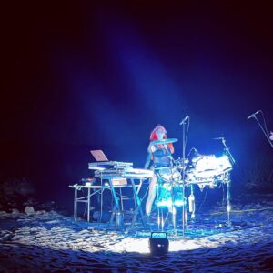 Chastity Ashley Instagram - Our deepest fear is that we are powerful beyond measure. So dwell on the beauty of this life, watch the stars, and see yourself running with them.
.
NEW MUSIC ALERT!!! The release of my LIVE full DJ and Drum performance entitled “Under The Milky Way” Live at Ambroy Crater, CA is coming out one week from today. Keep your eyes peeled and save the date! MARCH 7th! 
.
#newrelease #newmusic #live #dj #drum #performance #remix #redhead #drummergirl #neonpony 

Photo By: @e.m.v.i.s.u.a.l.s