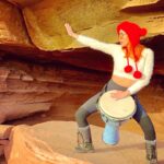 Chastity Ashley Instagram - Breaking boundaries is a sacred dance with the unknown—a journey within to unveil the limitless soul. Embracing the whispers of possibility. This is my dance. . #BreakBoundaries #souljourney #dj #drummer #djembe #neonpony