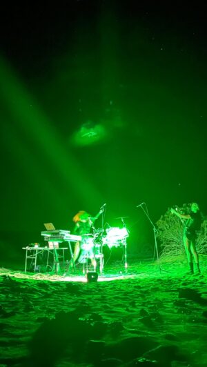 Chastity Ashley Instagram - “Rise above oneself and grasp the world. The future belongs to those who can rise above the confines of the earth.” 
.
“Under The Milky Way” Neon Pony LIVE at Amboy Crater is dropping this Tuesday, March 7th on YouTube. So Keep your eyes on this space and stay tuned beatmakers! 
.
#livemusic #live #dj #drummer #percussionist #producer #beatmaker #amboycratervolcano #drummergirl #neonpony