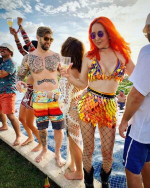 Chastity Ashley Instagram - When you love life and the feeling of being present and alive, it loves you right back.
.
Wherever you are, be all there
.
#sxm #sxmfestival #visitstmaarten #stmaarten @sxmfestival @sxmbynight 

Blessings on blessings for being a part of such a magnetic, immersive and high vibrational energy of this incredible festival with my vibe tribe. Can’t wait to be back.