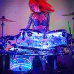 Chastity Ashley Instagram - Every victorious warrior draws their strength from the highest source; their love. . Such aaaaa moment out here on the road doing what I do to elevate you. Special thanks to the incredible souls of @secretdisco.society ya’ll know how to throw a party! Can’t wait to come back. . #dj #drummer #percussionist #producer #beatmaker #worldtraveler #roadwarrior #redhead #neonpony