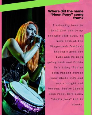 Chastity Ashley Instagram - And our April ‘23 Gritty cover star is…drumroll please…@chastityashley! 🥁 She DJs, she drums, she sings, she produces…she’s Neon Pony 🦄  🪘 🎤 🤘 you can hire her on INPINK for all the things 💓 🎧  

FULL INTERVIEW IN BIO! 

#chastityashley #grittyinpink #inpink #bandmateofthemonth #femaleempowerment #femaleartist #womeninmusic