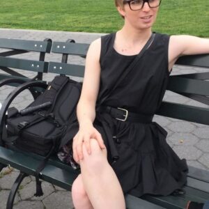 Chelsea Manning Instagram - another beautiful day in the park - trying out my neo-cyberpunk look - like a boss <3