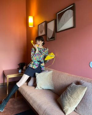 Chelsea Sheets Instagram - Had a beautiful stay at @vintagelisbon in Portugal!I’m all about vintage and the decor of this hotel is everything vintage! Between the rugs, light fixtures, painted walls to the phone were dreamy. Felt like a home away from home 💕