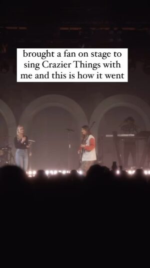 Chelsea Cutler Instagram - i asked her if she wanted to finish the whole show for me hahah. unbelievably special moment <3