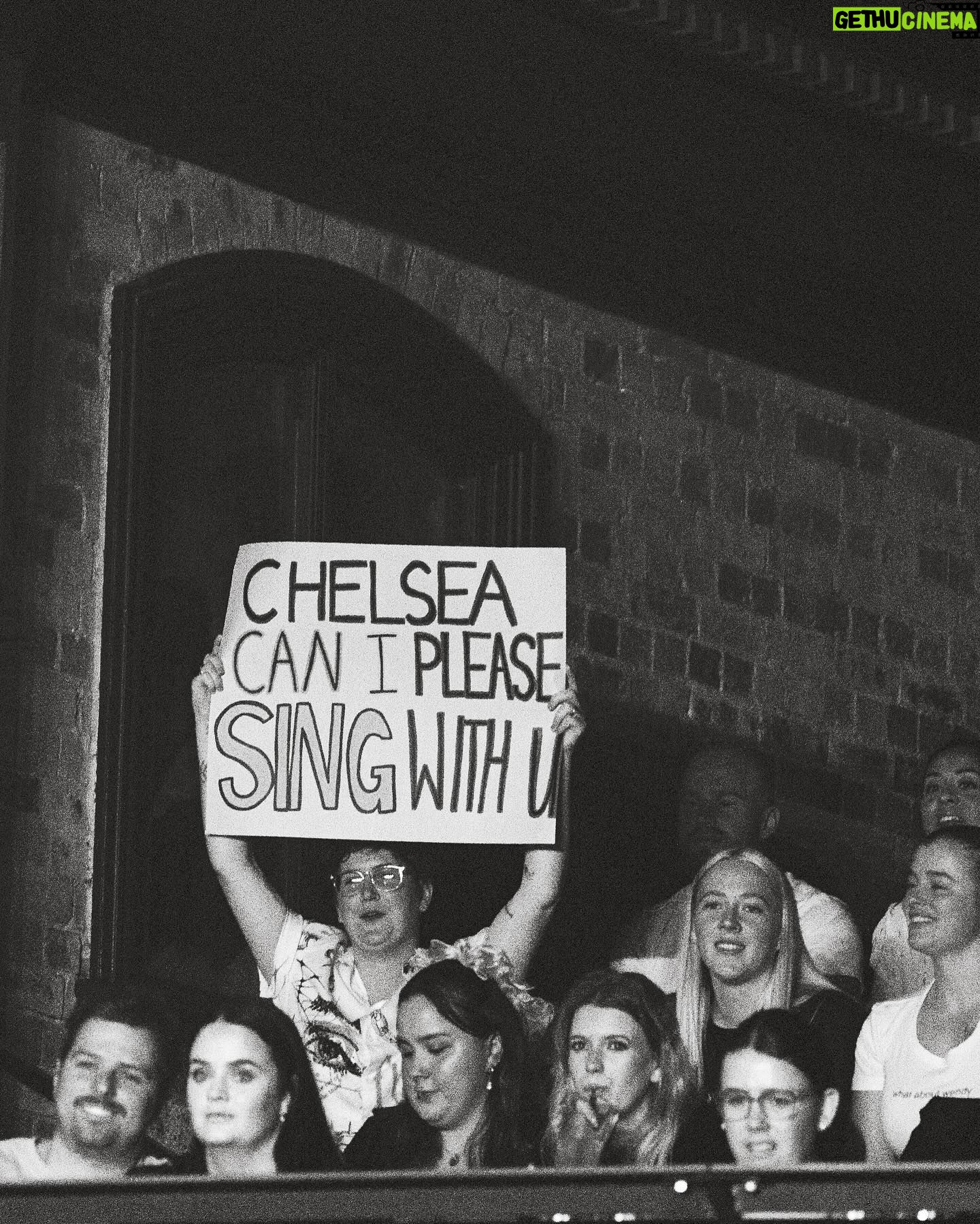 Chelsea Cutler Instagram - thank you so much australia for these shows, our first time here but certainly not the last. thank you for all the love, we are eternally grateful <33333