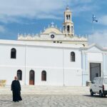 Chelsea Kane Instagram – Snapshots from Tinos: 1. Our beautiful villa in Agios Fokas //2. Marathia Tavern//3. A giant //4. The little church we discovered on the property where we were staying//5. Dovecote//6. Back at Marathia//7. Perusing the port//8. Thinking about Marathia//9. Panagia Evangelistria (where we saw several pilgrims crawling on their hands and knees from the port all the way to the church on the top of the hill)//✌🏻