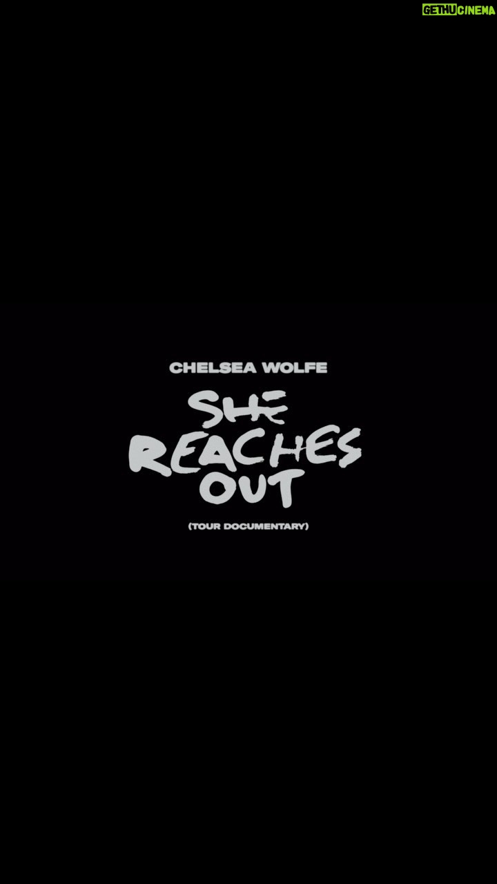 Chelsea Wolfe Instagram - This album demanded to be lived. She Reaches Out tour documentary by @nicolassandinomoreno will premier on my YouTube channel this Thursday, May 23 at 12pm PST 🌕 I’ll be watching with you, answering questions about the tour in the comments. Set your reminder to be there with me 🩶