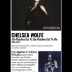 Chelsea Wolfe Instagram - my new album comes out this Friday! 🥚 here’s some recent features - links in stories 🤍