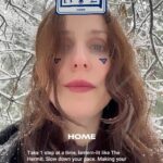 Chelsea Wolfe Instagram - one more fun way to get your card of the day, try out the oracle reading filter 💙🦋✨ ((click on “effect / try it” below or find it in the lil sparkle tab on my profile))