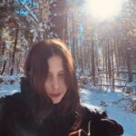 Chelsea Wolfe Instagram - playing “Everything Turns Blue” as the sun melts the first snow of the season. hear the album version at link in bio 💙