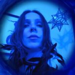 Chelsea Wolfe Instagram - celebrating the release of “Everything Turns Blue” with a special blue smoke filter 💙🌫️ ((try it out - click on “Effect” below or go to the lil sparkle tab on my page))