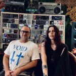 Chelsea Wolfe Instagram - throwback to being in the studio with producer @davesitek creating She Reaches Out to She Reaches Out to She