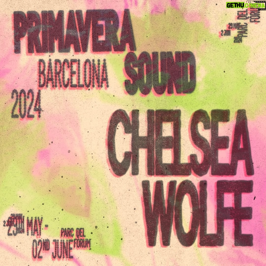 Chelsea Wolfe Instagram - playing @primavera_sound 2024 ! tickets general on sale tomorrow. live photo by @ekaterinagorbacheva.art such a lineup. Deftones, FKA, PJ, Lana, Ethel, Beth Gibbons, Blonde Redhead, Mitski.. 😮💨