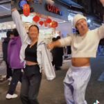 Chelsea Zhang Instagram – Taiwanese Night Markets w @nicotheduffer >>> — only feels appropriate that we ATE 🥟🍲🍜

LOVE IN TAIPEI now on @paramountplus !! 🔥👏 

bc this dance never lived on instaaa 🫶

#loveintaipei #loveboattaipei