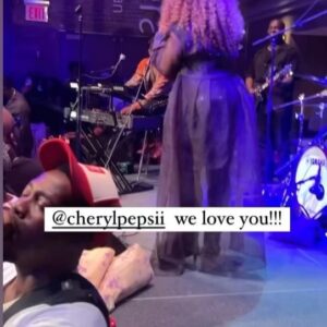 Cheryl Pepsii Riley Instagram - Happy #DayAfterBlackVelvetMonday !!!

Hope you all are well n that your week has started off Splendidly ☺️

Didn’t get to post yesterday but thought abt you All n Especially Our #BVMEatBAM Residency!

Thank you again to Absolutely EVERYONE who came out n showed Sooooo much 
Love n Support! 
I Love n Appreciate YOU!

Today, 
This week…… 
I Have to Shout out some folks that, without GOD n them, 
THIS Doesn’t Happen!!!
I’m Talkin bout my Day 1s, 
My Menz, who have Had my back from Our VU Days!
#HotChocolate 
Dean James 🥁
Arty White 🎸🎤
Devonne Allison 🎹🎤
Shelley Shellz 🎸🎤

#TeamHorn 
Brent Birckhead 🎷🪈

#TeamCPR 
Dennis McCalla - Mastermind of Sound
Gordon Burnett - Administrative Assistant n we got jokes! 😂
Kevin Jackson - One Man Glam Team AND Sangs! 
MY CREW!!!

And, Absolutely gotta add
Our Very Own EP 
Earl “Eastern Parkway” Brooks
Karl Browne 
n #daBlacqGrounds in this series, 
Greginald, Cassy, Blaq, Antwon BlackSoul, Martavius 

I Love you guys fo’Real fo’Real!!!

Thank you for …. EVERYTHING!!!

S/O to Our #BVMEatBAM Photographers 
Dennis n Kamau
Our Amazing Music Community n The#BVMEatBAMTabernacleChoir !!!
☺️
In case you missed it or wanna reminisce wit me, here’s a few moments……
And, for #HotChocolate …..
There’s some stuff here that you will get n laugh at cuz yep….. 
Y’all see da set up!!! 😂😂😂

#DAMN 🤣😅😂🤨😆🥰
#BandBabyFoLIFE 🤷🏽‍♀️

Have a Beautiful LoveFILLED Week Family n PLEASE 
Stay Safe n Healthy out there!!!!
 🙏🏽❤️👊🏽💃🏽💪🏽