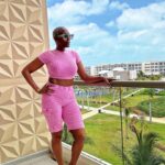 Cheryl ‘Coko’ Gamble Instagram – Pretty in pink in these Cancun streets. 💗💗💗@cancun #mexico