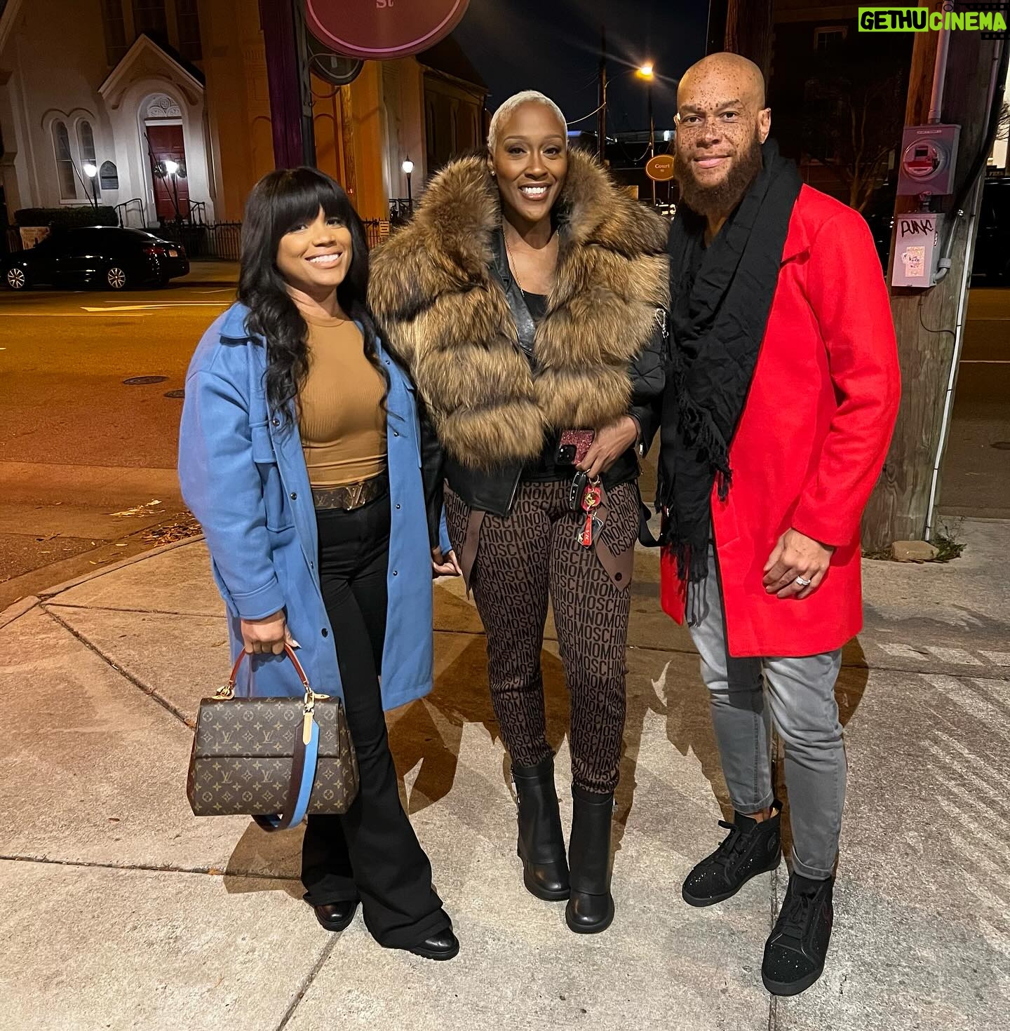 Cheryl 'Coko' Gamble Instagram - Friends-mas with my friends @ynottamiya & @mrljb 💕 I love me some them!!❤️❤️