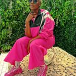 Cheryl 'Coko' Gamble Instagram - I have the right to remain stylish. 💖💫 @beeyeconic down to the socks! Tracksuit: @beeyeconic #tracksuit #stylish #over50fashion