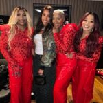 Cheryl 'Coko' Gamble Instagram - Our baby @kellyrowland surprised us last night at our show in LA!!! We were sooooooo happy to see her. ❤️❤️❤️ She’s still as beautiful as ever! 🫶🏾❤️ #swv #kellyrowland #summerblockpartytour