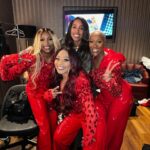 Cheryl 'Coko' Gamble Instagram - Our baby @kellyrowland surprised us last night at our show in LA!!! We were sooooooo happy to see her. ❤️❤️❤️ She’s still as beautiful as ever! 🫶🏾❤️ #swv #kellyrowland #summerblockpartytour
