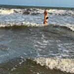 Cheryl Hines Instagram - Wishing I was still back in South Carolina enjoying the scenery 🩵🩵🩵 Is summer really over? #summer #beach #bathrobe #southcarolina