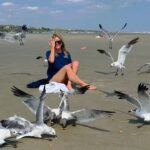 Cheryl Hines Instagram - Wishing I was still back in South Carolina enjoying the scenery 🩵🩵🩵 Is summer really over? #summer #beach #bathrobe #southcarolina